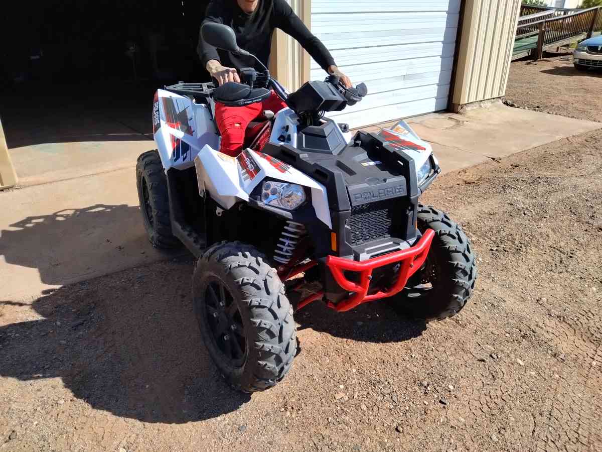 A 2016 Polaris On Demand All Wheel Drive Scrambler Xp 1000