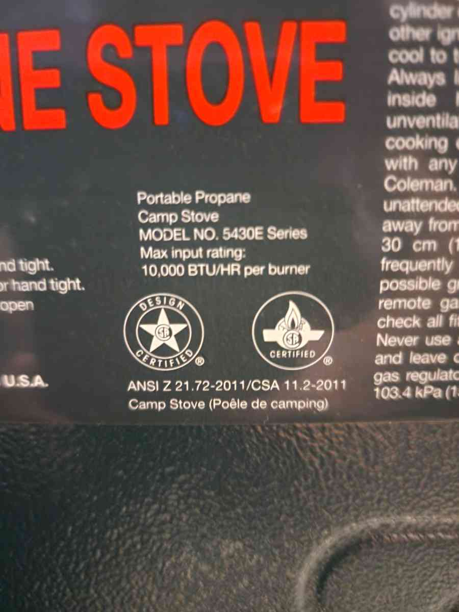 Coleman 2 Burner Propane Stove