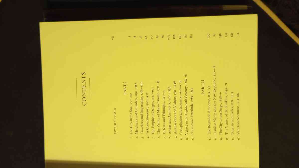 Venice The Biography Of A City