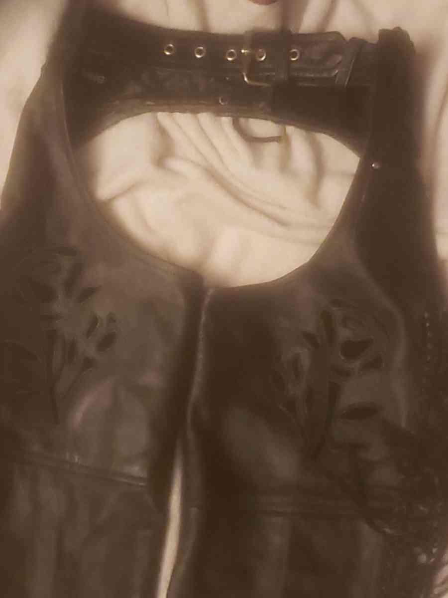 motorcycle leather chaps