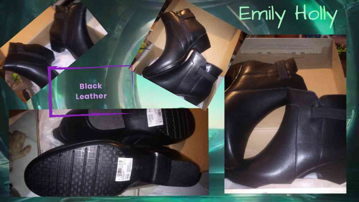 Emily Holly Black Leather