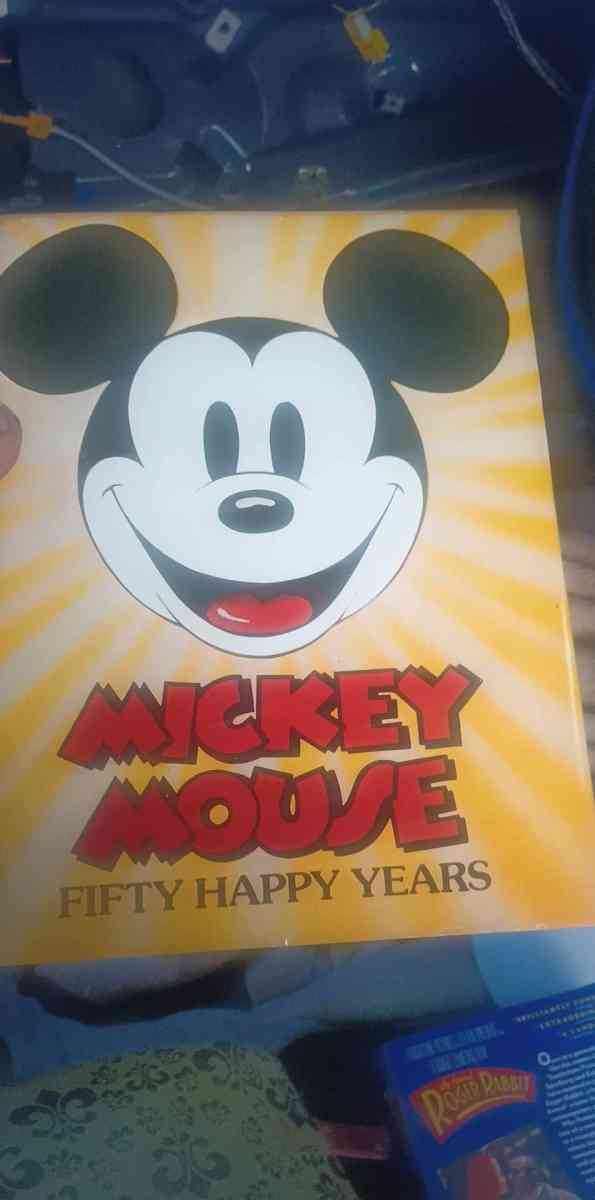 Mickey Mouse 50 years hard cover book unopened