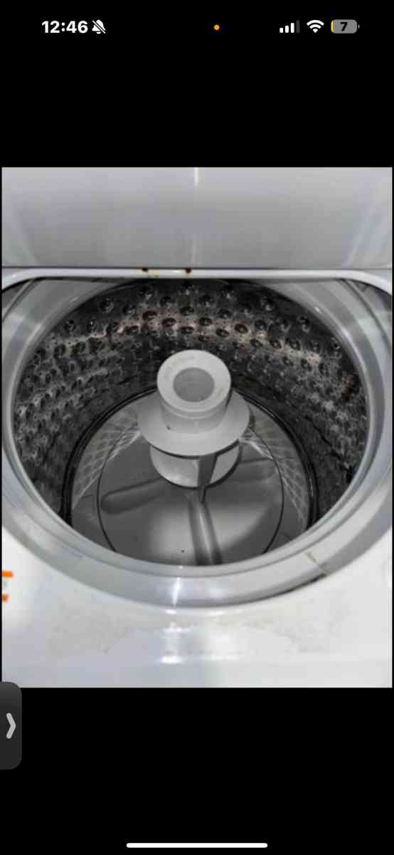 White GE laundry center Delivery Available