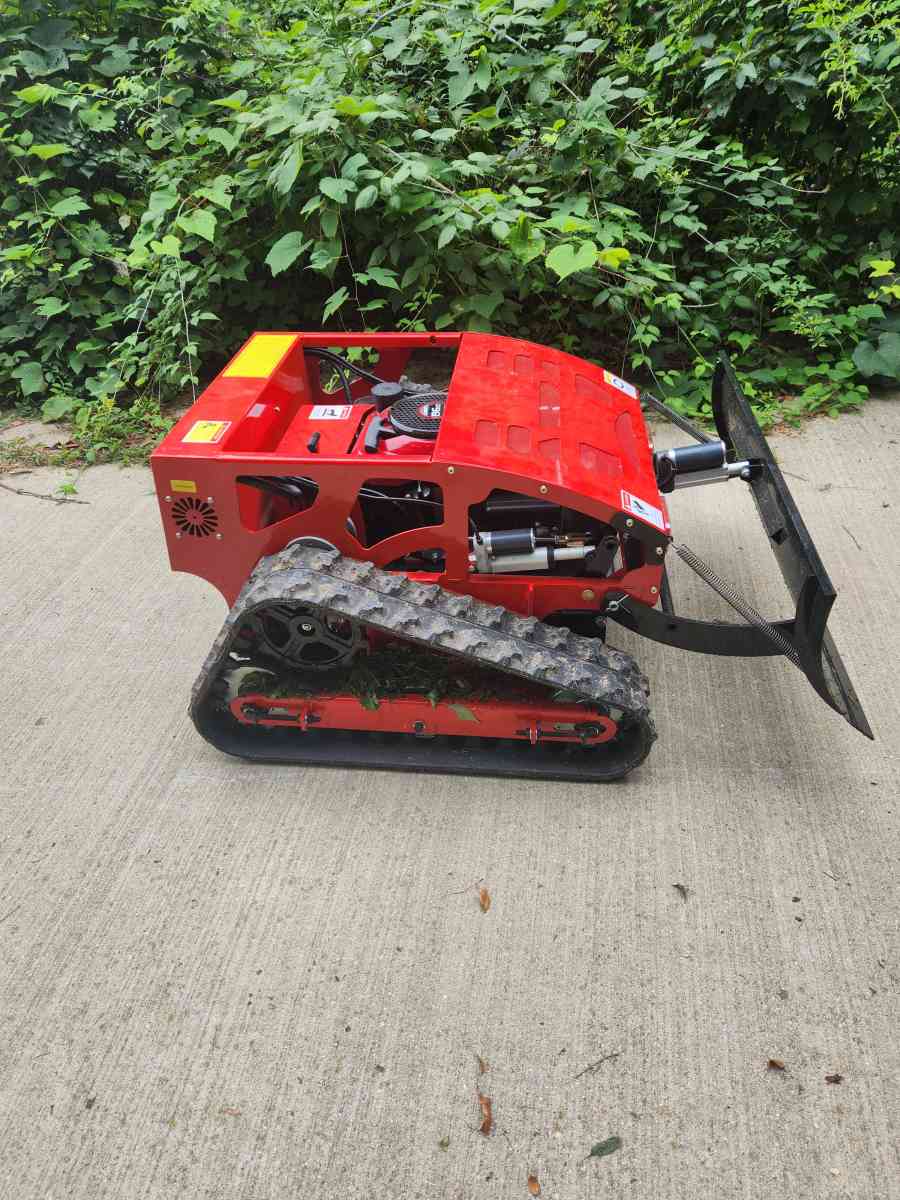 Remote control ditch mower