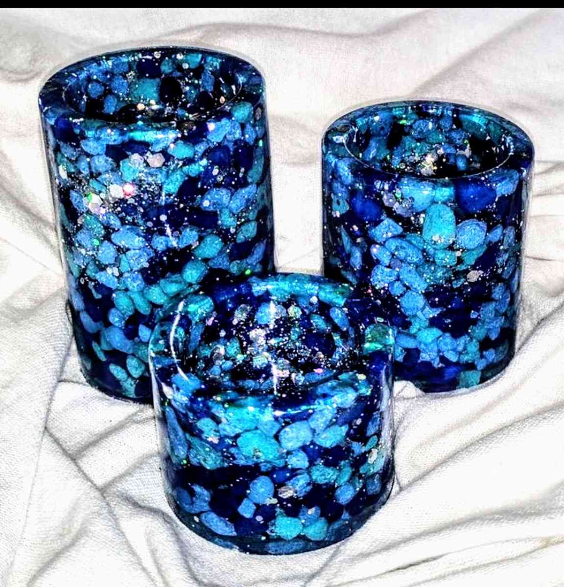 Set Of 3 Tea Light Holders