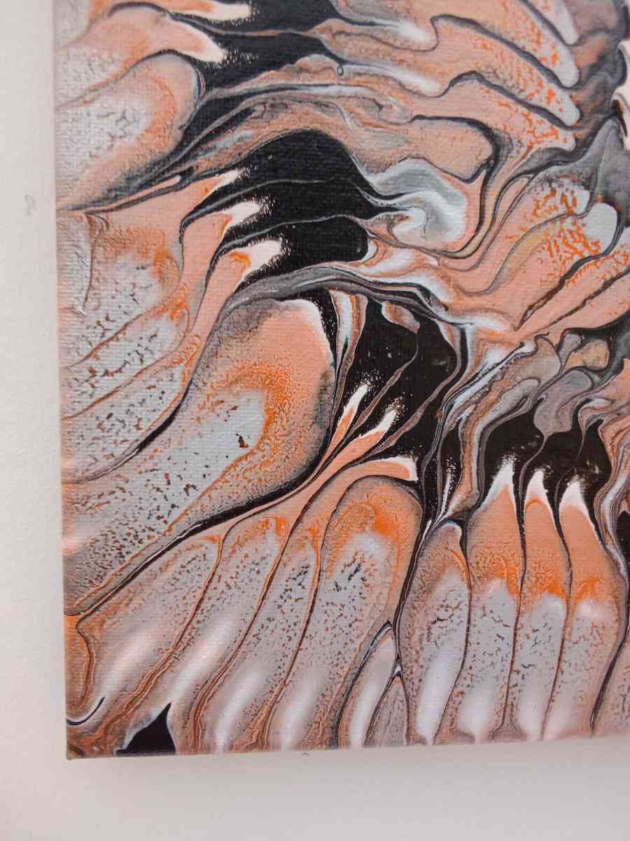 Arylic Painting on a 12 inch x 12 inch x 1 inch canvas