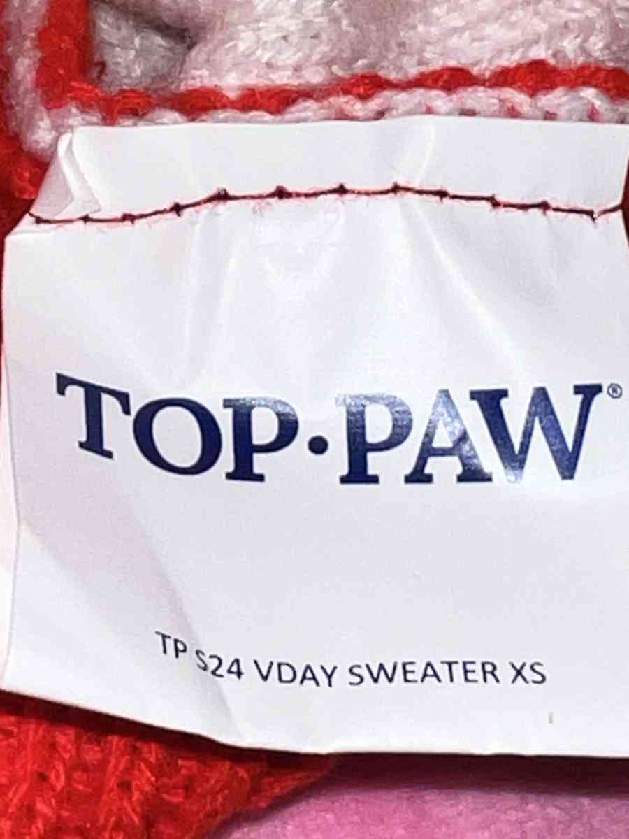 valentines sweater for dog or kitten brand new