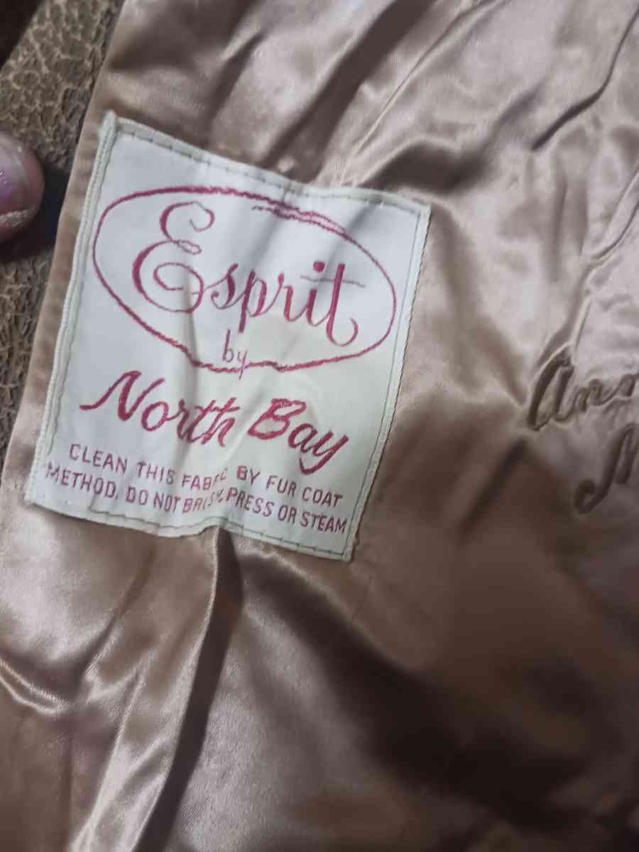 vintage fake fur coat