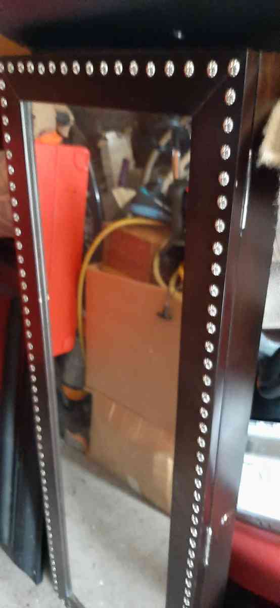 cherrywood hanging mirror cabinet