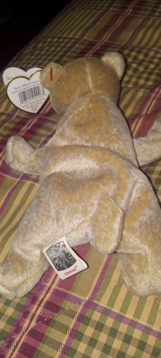 1999 almond beanie babie limitied edition