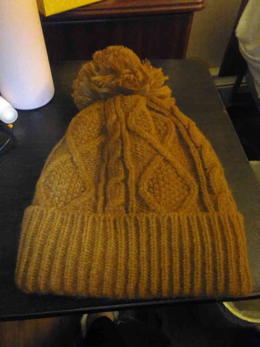 brown beanie