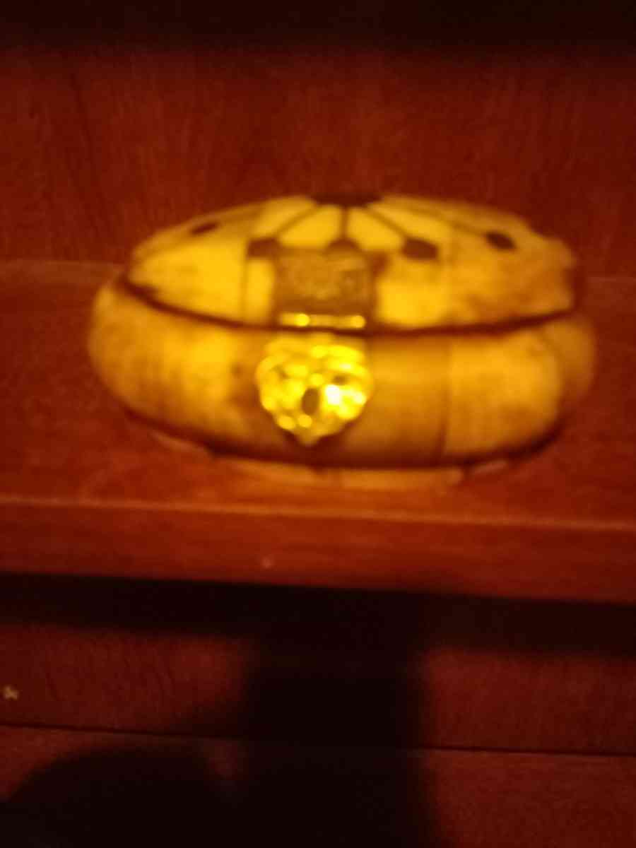 antique camel bone jewelry box