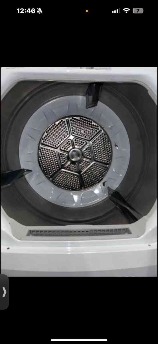 White GE laundry center Delivery Available