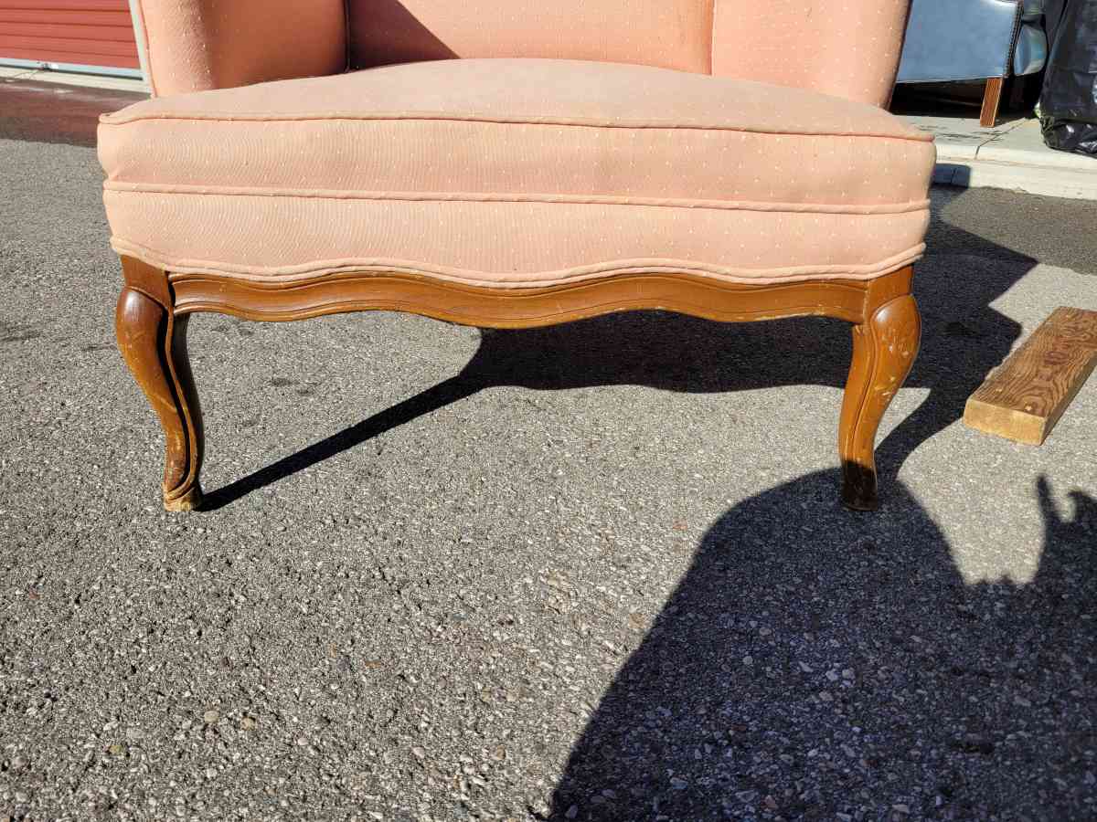 reupholstered wooden chair