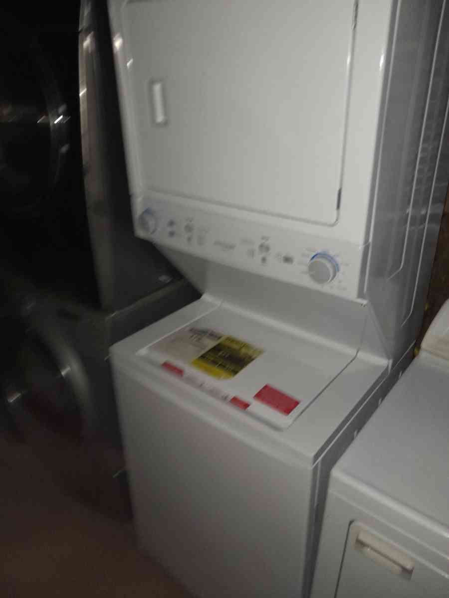 STACK UNIT WASHER DRYER ELECTRIC GAS MODEL FRIGIDAIRE 2022