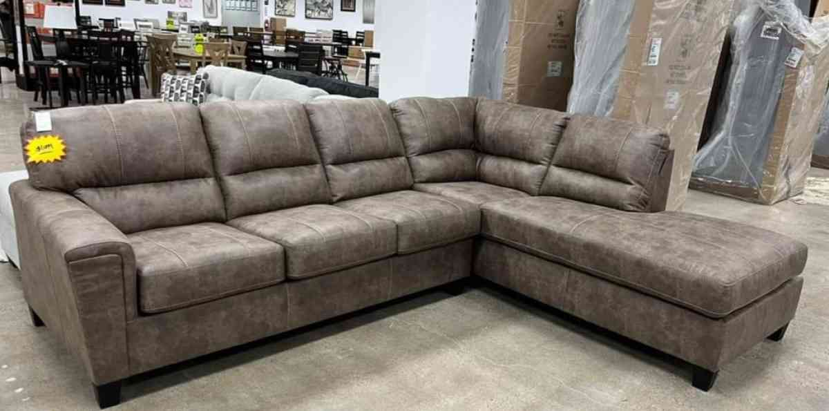 gray leather sectional seccional couch