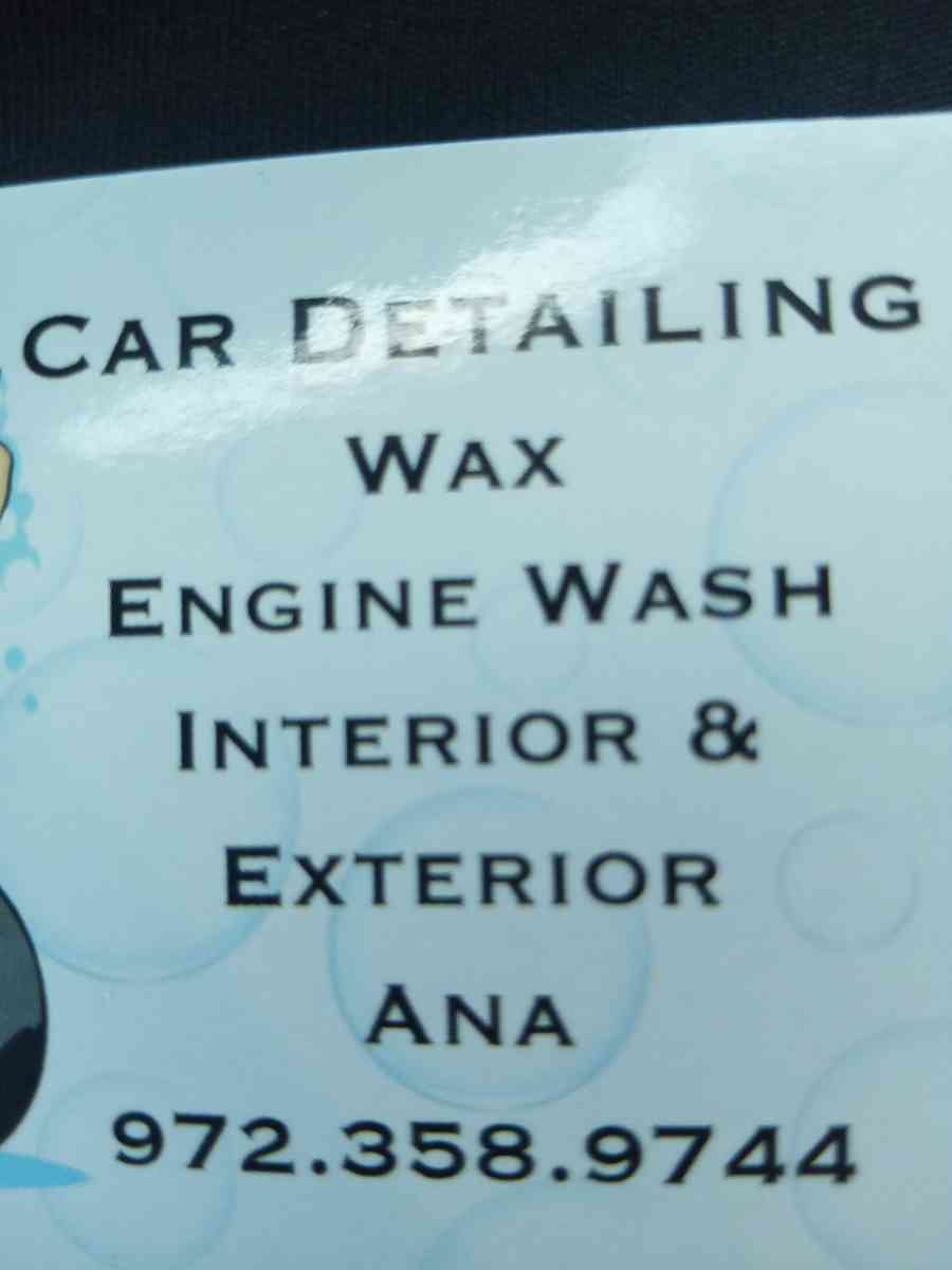 CAR DETAILING
