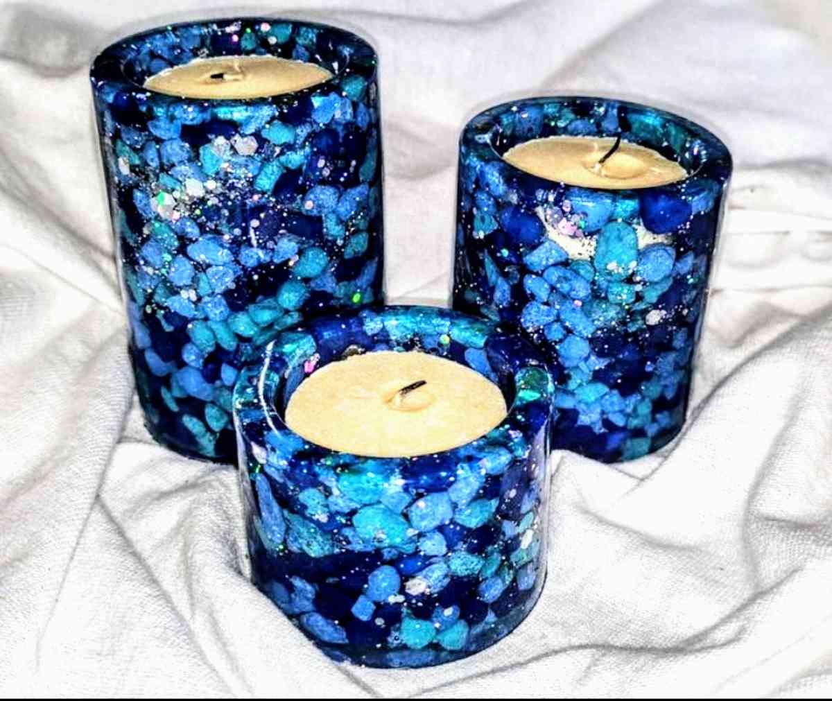 Set Of 3 Tea Light Holders