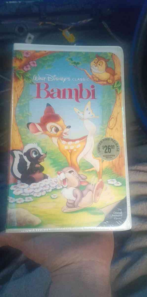 Walt Disneys unopened classic black diamond edition vhs set