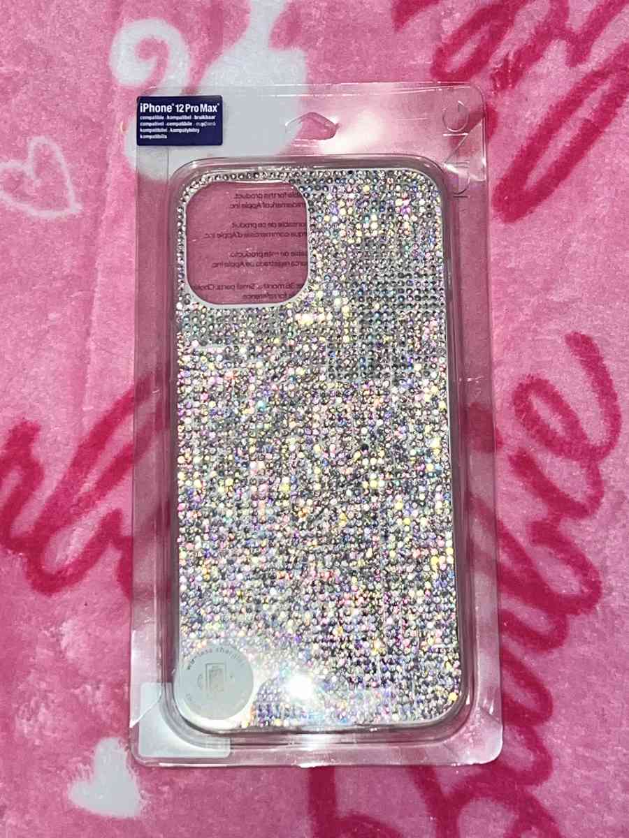 cute iphone 12 ProMax BLING phone case