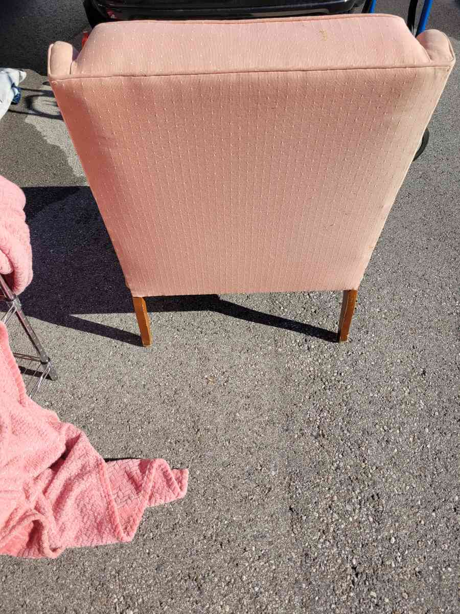 reupholstered wooden chair