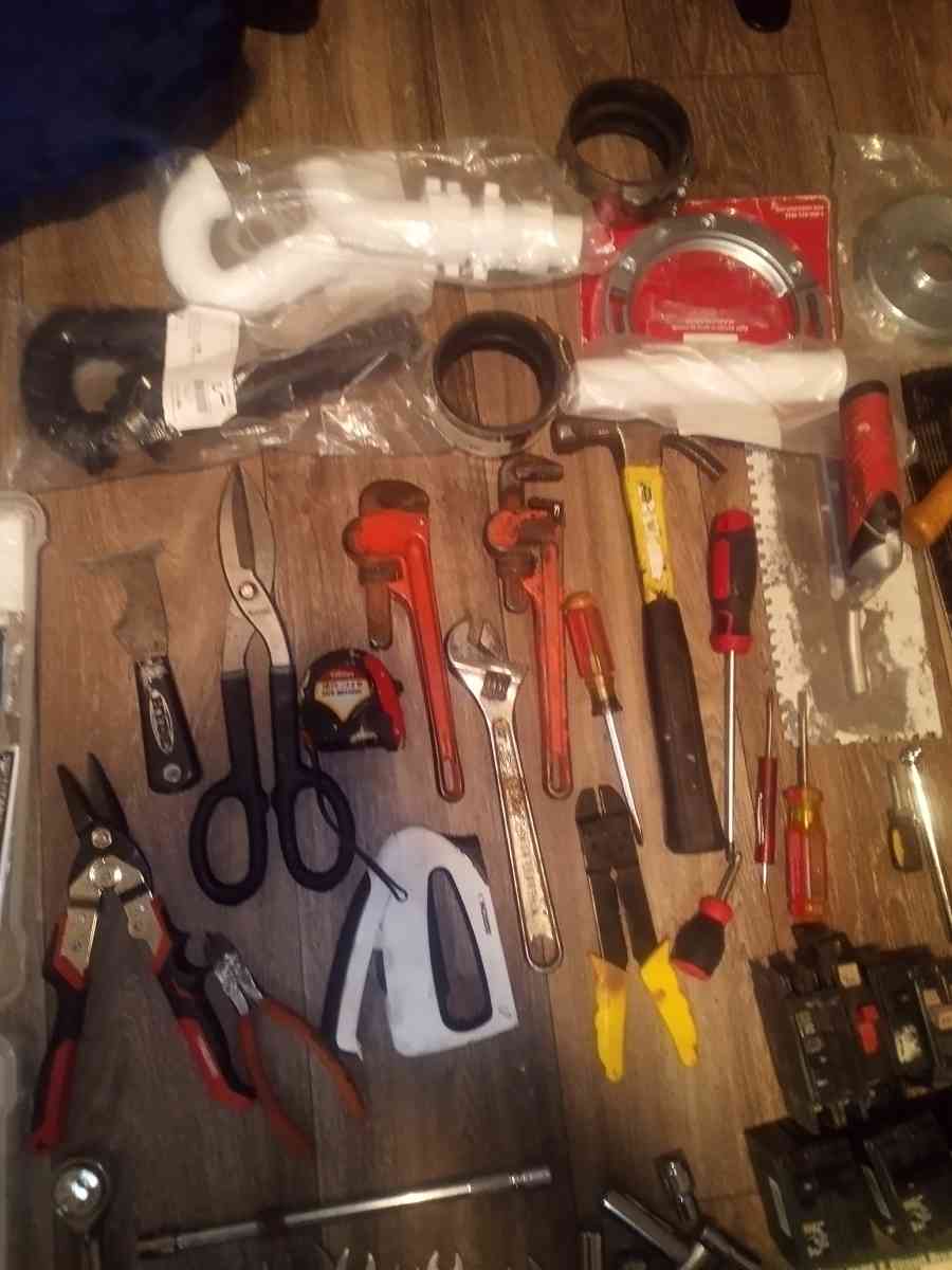 tool and parts lot