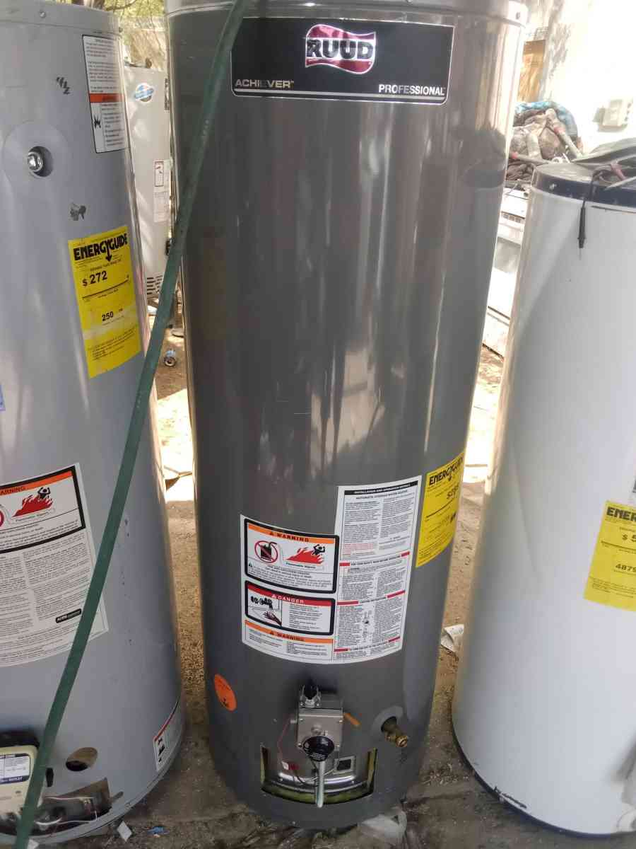 WATER HEATERS ELECTRIC PROPANE GAS DIFFERENT PRICE NEW USED
