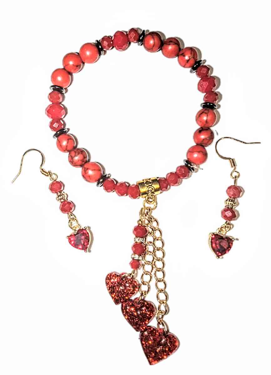 Bracelet with earrings