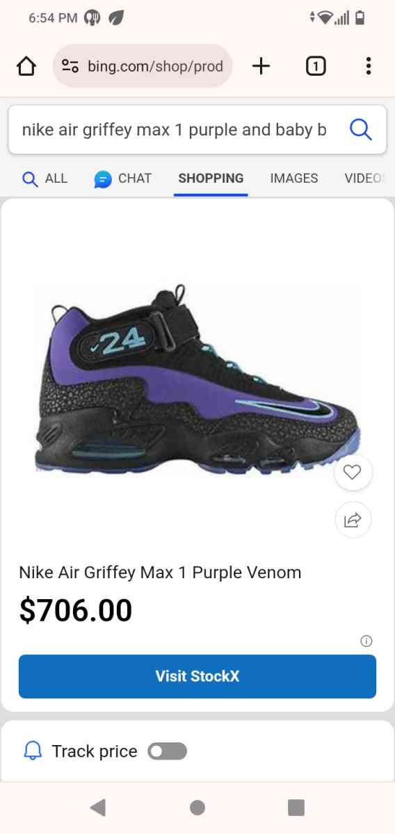 Nike Air Griffey max 1 purple Venom
