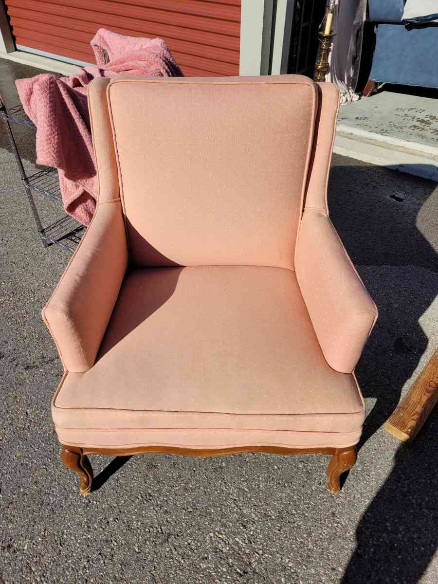 reupholstered wooden chair