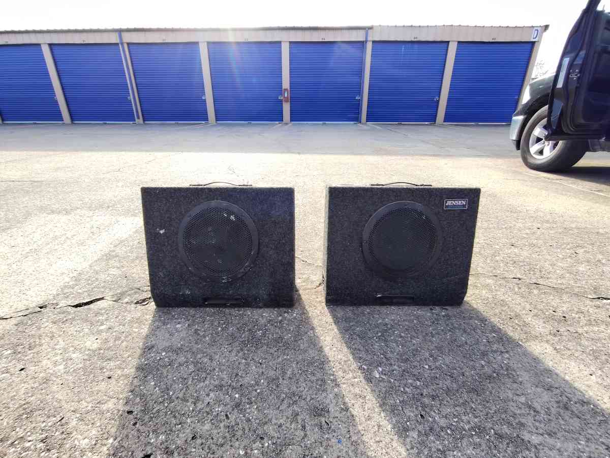 vintage Jensen jte 1030 portable car speakers