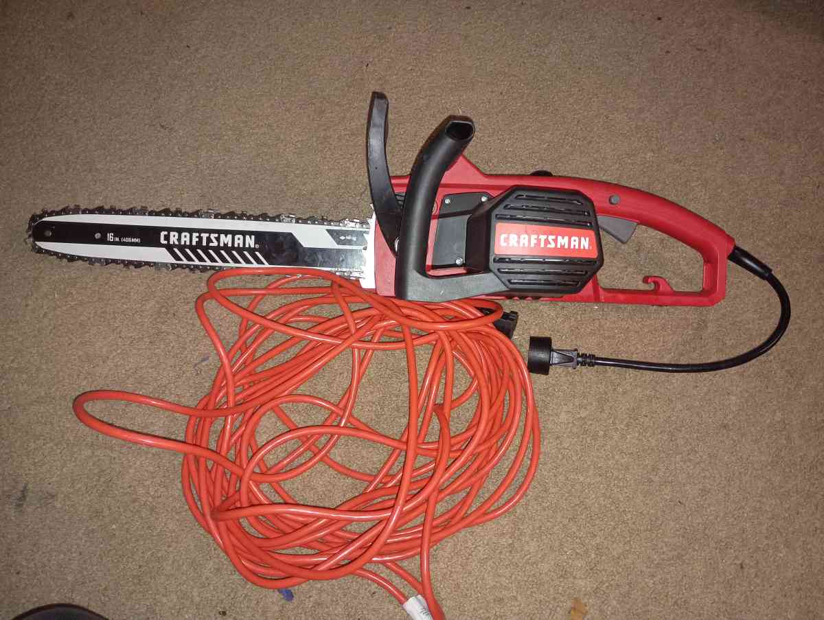 craftsman electric chainsaw