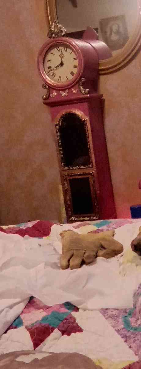 granddaughter clock 5 ft tall keeps perfect time unknown mak