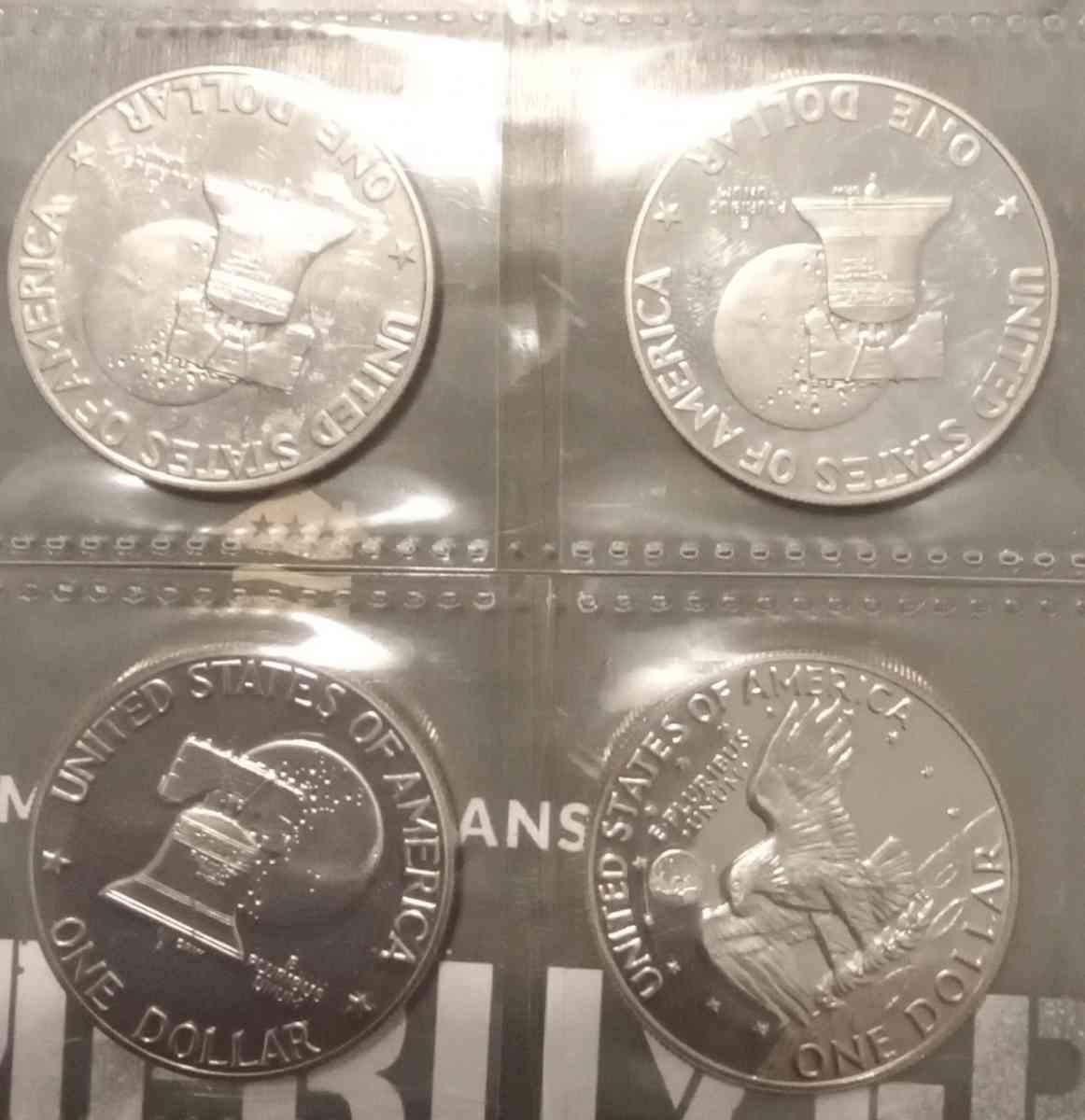 1776 1976 Ike  bicentennial dollar