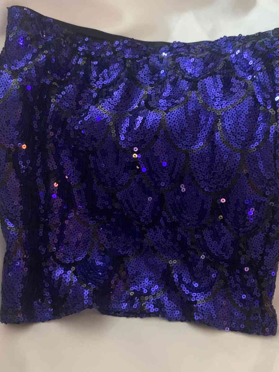 brand new sequined mini skirt