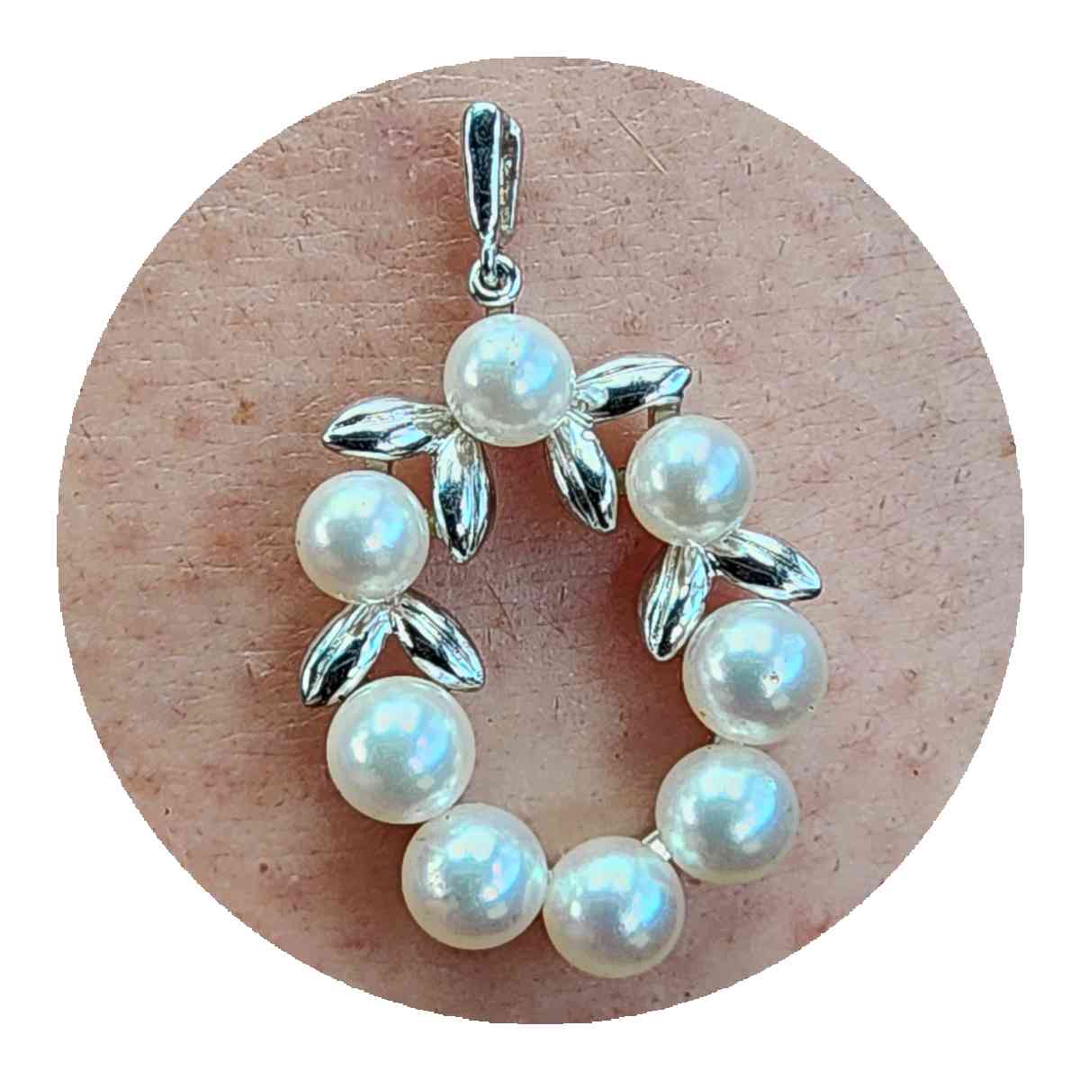 Mikimoto Luxury Akoya Pearls 925 Wreath Pendant