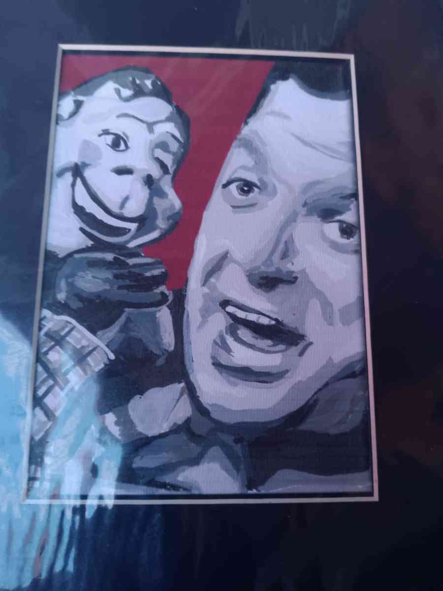 its howdy doody Time portrait unframed