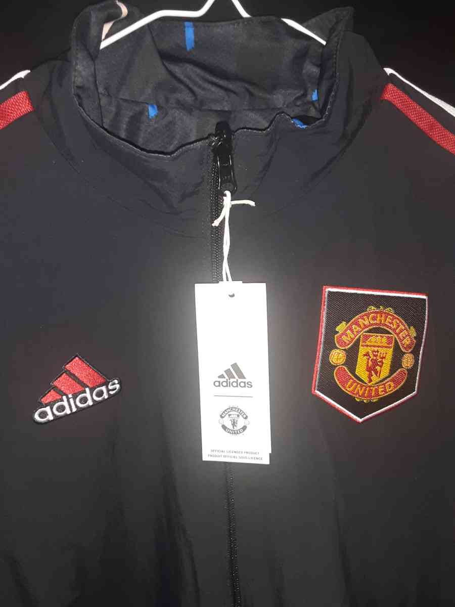 Manchester united jacket double side size xl