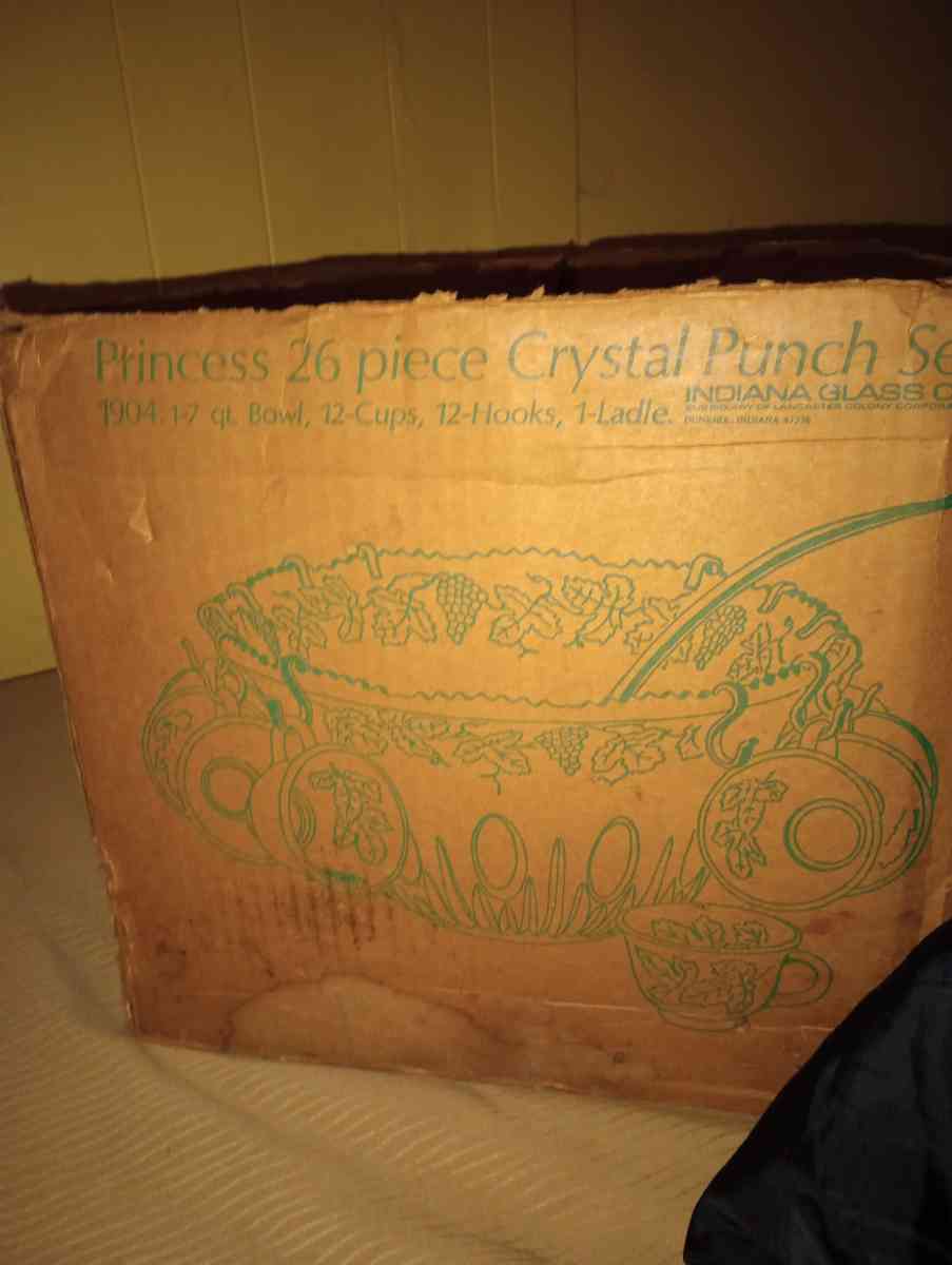 26piece princess crystal punch set