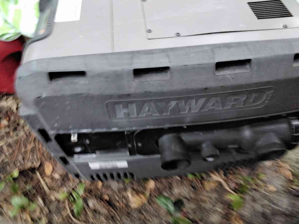 haywardpool heater w pump and  filter