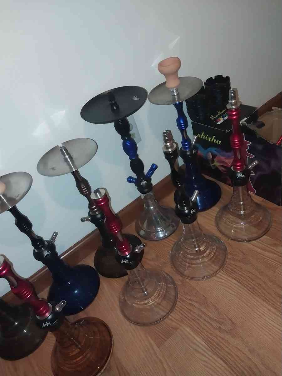 9 hookah faltan Partes faltan las mangueras 1 que otro plato