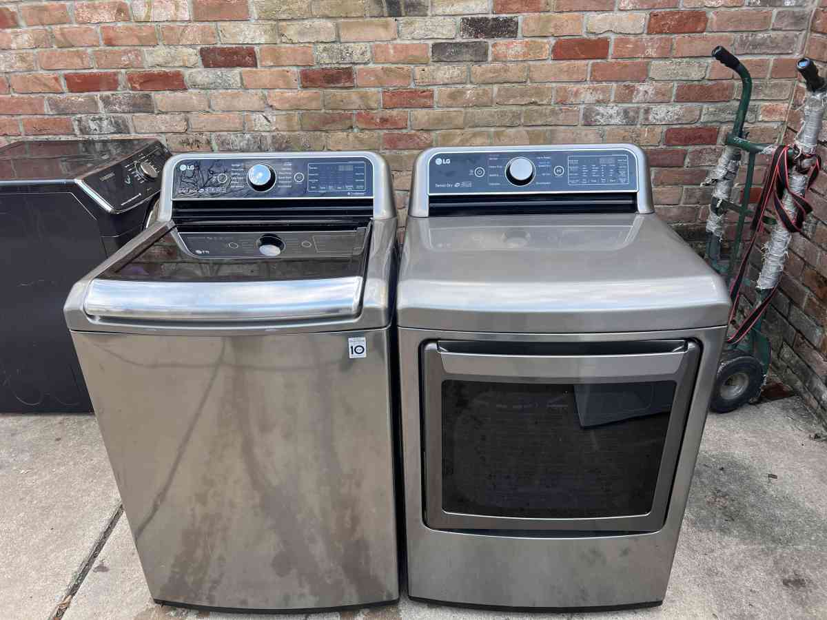 Washer And Electric Dryer