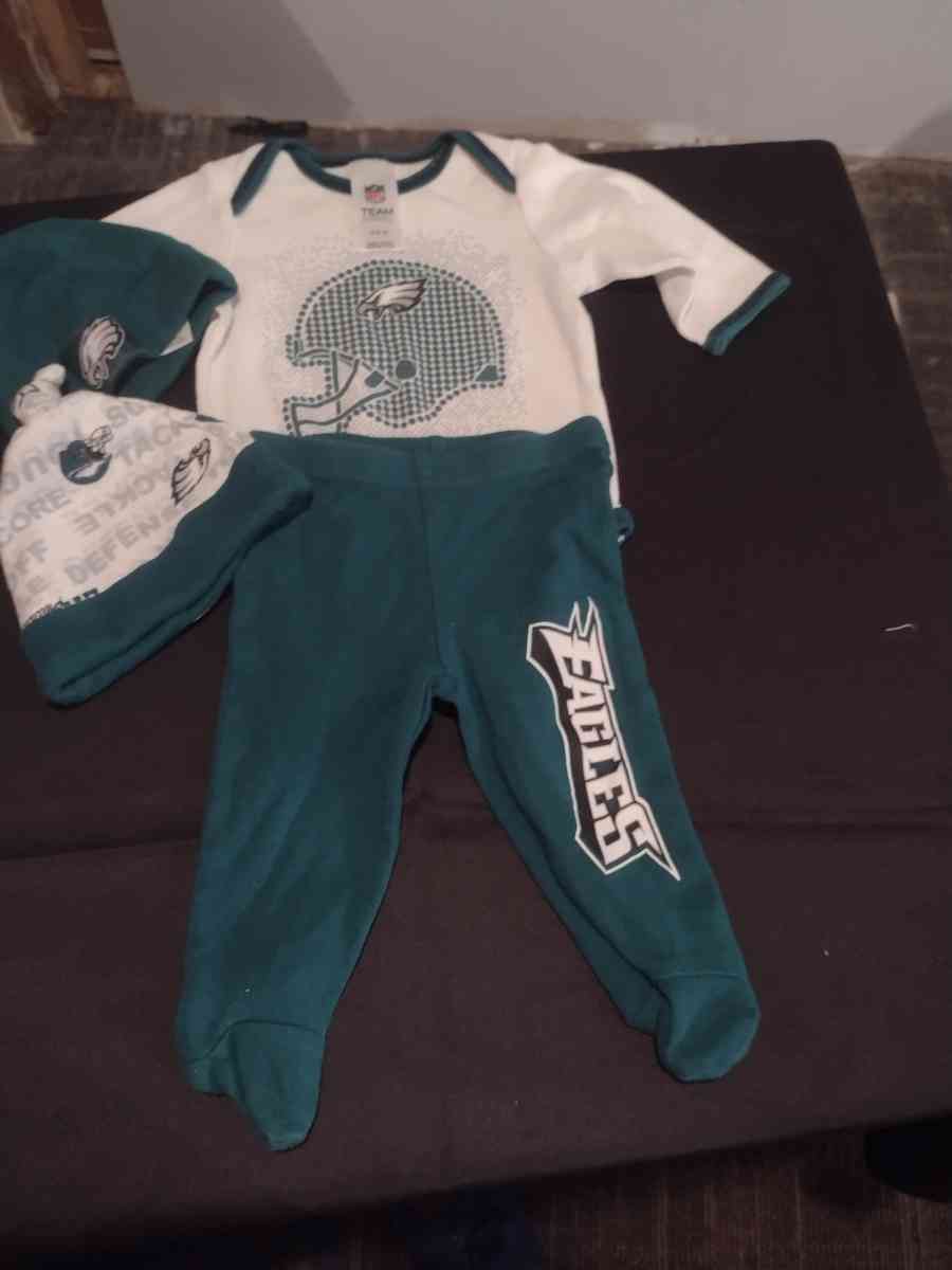 eagles outfit bundle for baby