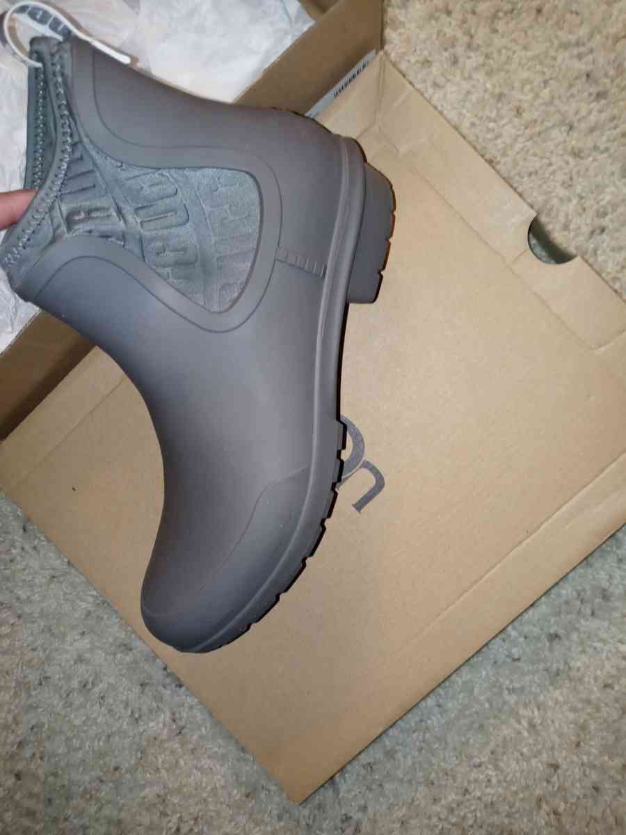 Gray UGG Rain Boots OBO and its yours