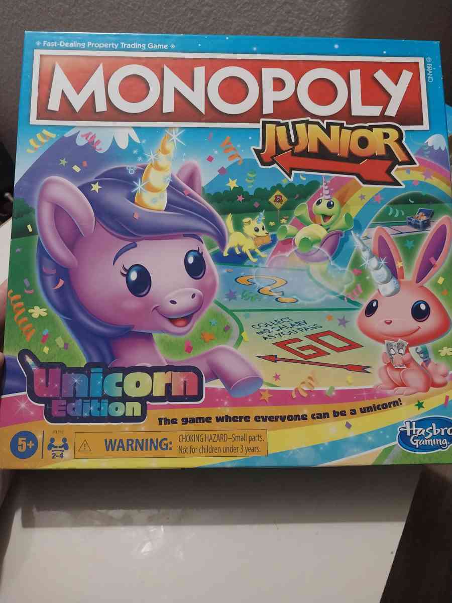 Monopoly Junior Unicorn Edition