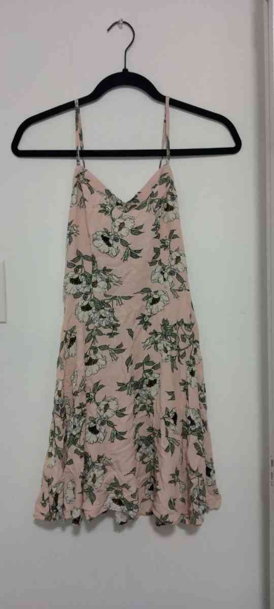 Cotton On Pink Floral Spaghetti Strap Dress