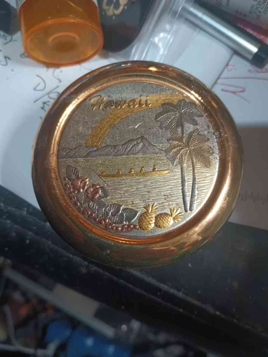 24k plated Hawaii CHOKIN BOX