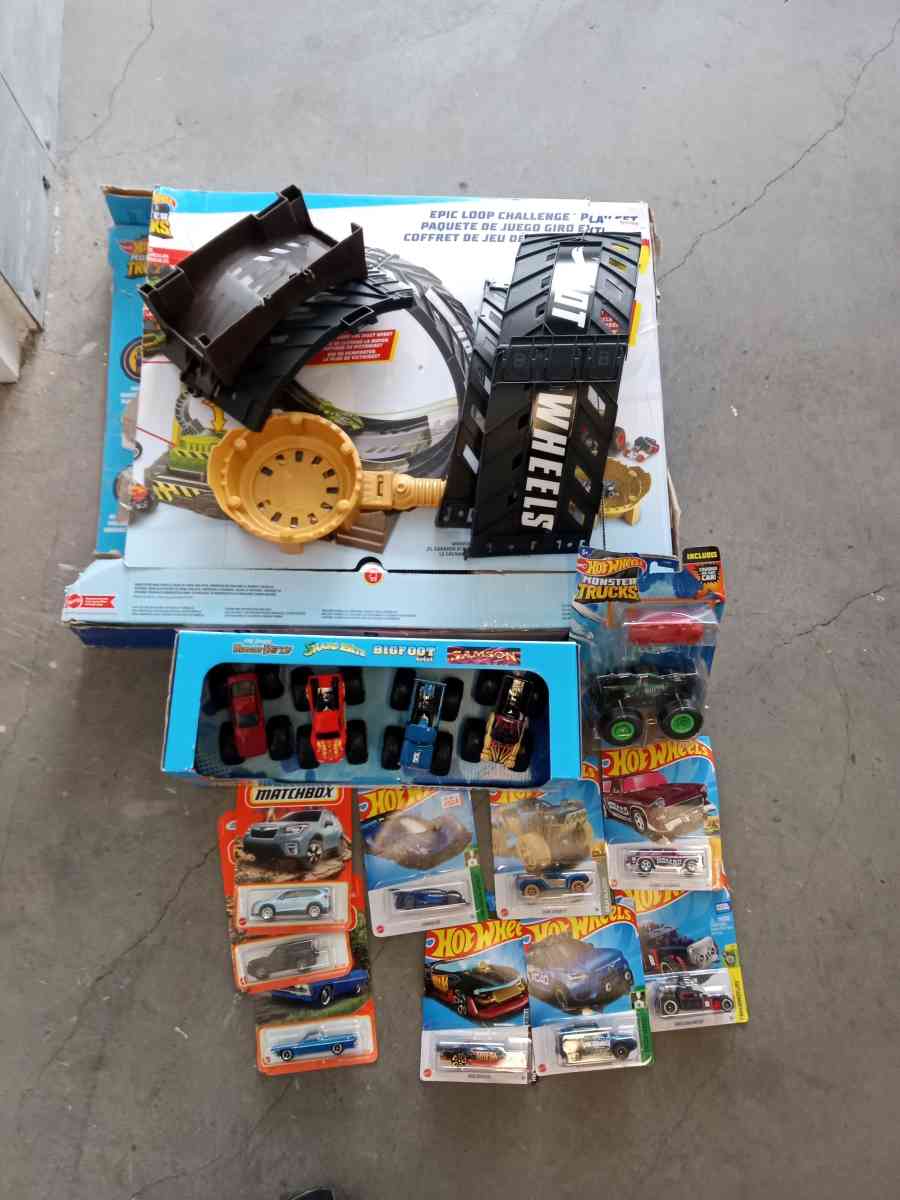 the monster trucks and ramp