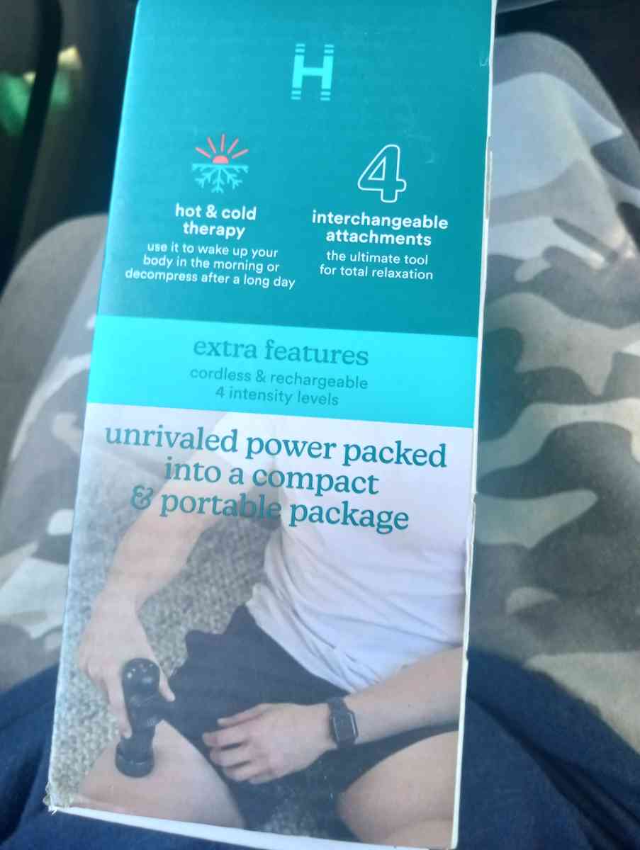 Homedics compact hot and cold percussion massager