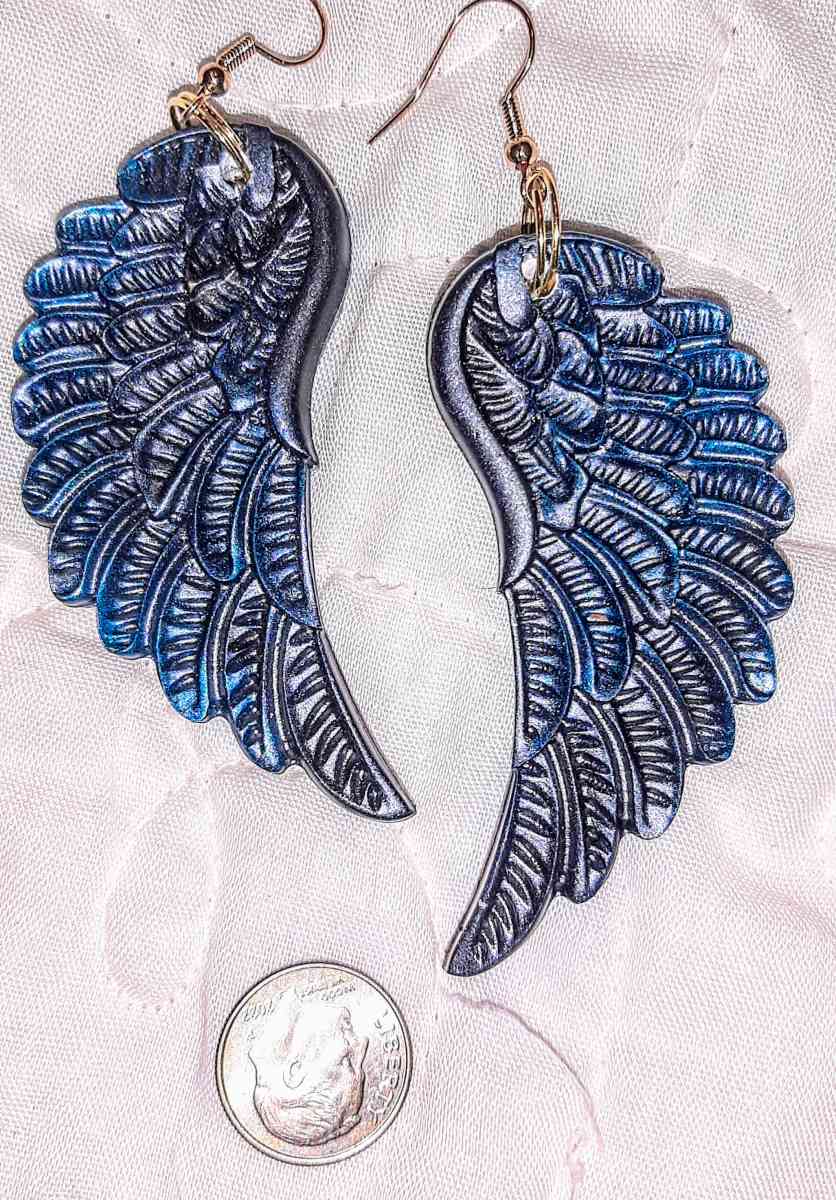 Longer Angel Wing Earrings